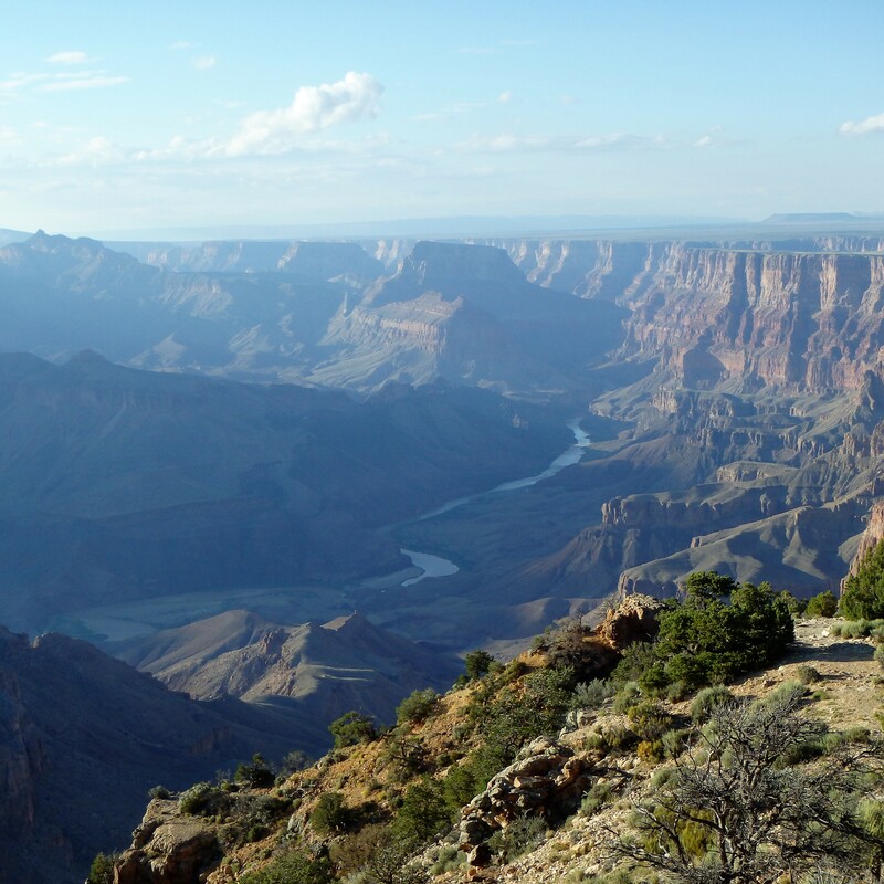 The North Rim of the Grand Canyon featuring the Colorado River